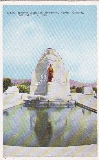 Mormon Battalion Monument Capitol Grounds Salt Lake City Utah