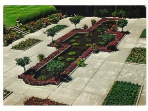 Italian Gardens, Butchart Gardens, Victoria British Columbia, Chrome Postcard #1