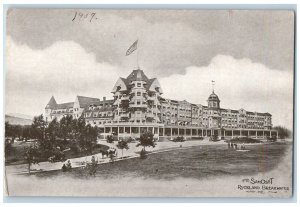 1907 The SamOset Exterior Rockland Breakwater Maine ME Unposted Vintage Postcard