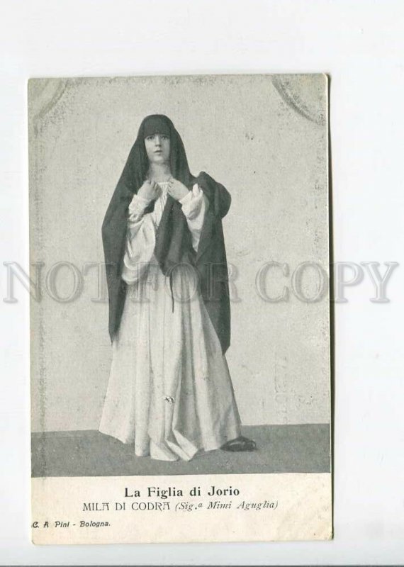 3175377 Mimi AGUGLIA Italian OPERA Singer Actress Vintage PC