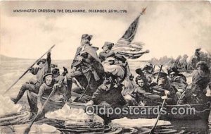 Washington Crossing the Delaware December 26, 1776 Unused 