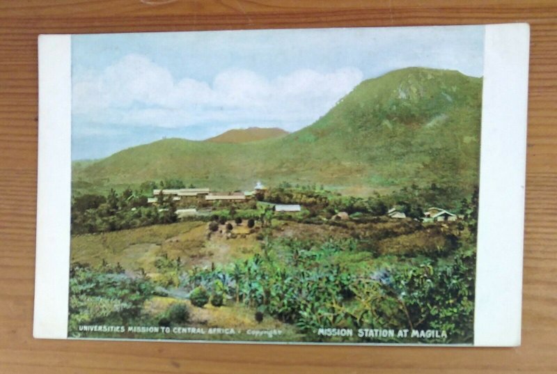   Mission Station At Magila Tanzania Vintage Postcard (N1B)