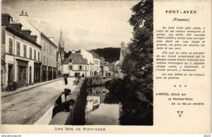 CPA Pont Aven- Une rue FRANCE (1026608)