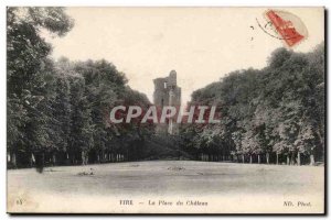 Old Postcard Vire Place du chateau