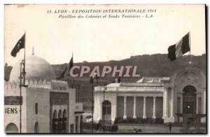 Postcard Old Lyon International Exhibition Pavilion 1914 Colonies and Souks T...