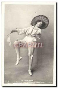 Old Postcard Fancy Dance Dance at The Cake Walk The New Circus Pere Sisters