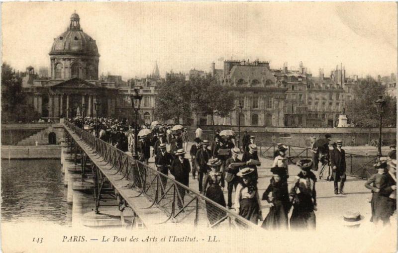 CPA PARIS 6e Le pont des Arts. L'Institut (535523)