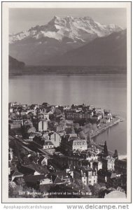 Switzerland Montreux Vue generale et les Dents du Midi Photo