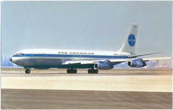 Pan American Airways 707-321, Chrome by Aviationcards.com #13