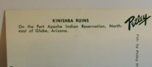 Vintage Postcard Kinishba Ruin Fort Apache Indian Reservation Globe Arizona 1977