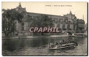 Old Postcard Paris Gare du Quai d Orsay Peniche Tour Eiffel