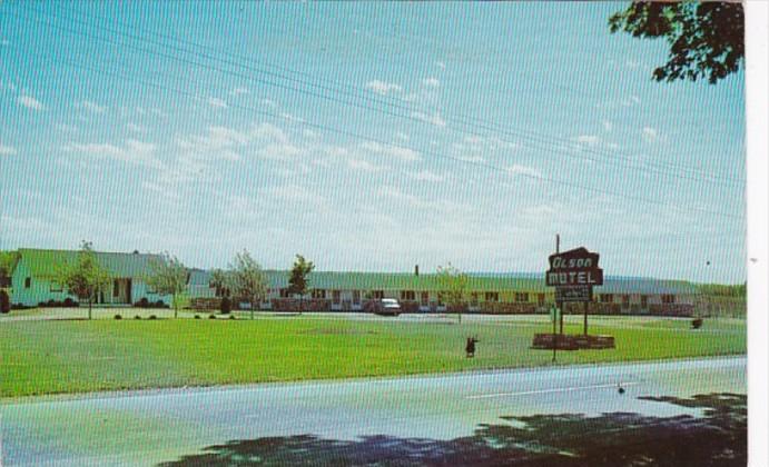 New York Silver Creek Olson Motel 1961