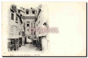 Rouen - La Porte Mordelaire - Old Postcard