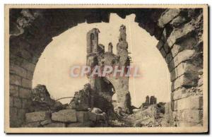 Old Postcard Ruins & # 39Ypres