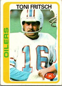 1978 Topps Football Card Tony Fritsch Green Bay Packers sk7334