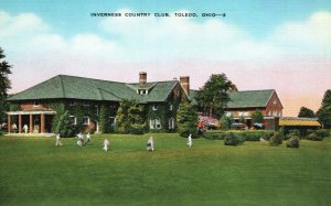 Vintage Postcard Inverness Country Club National Open Championship Toledo Ohio