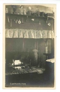 UK - England, Cloutsham Farm, Fireplace     RPPC