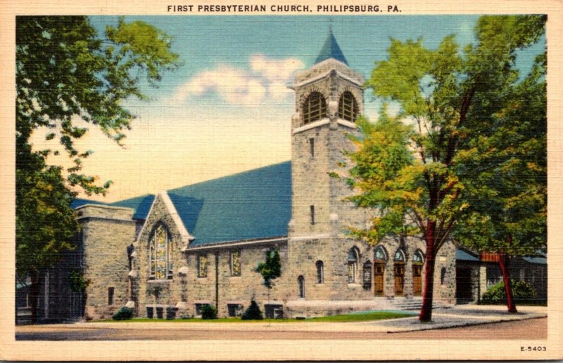 Pennsylvania Philipsburg First Presbyterian Church 1950