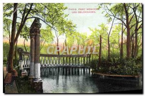 Postcard Old Paris Parc Monceau Les Colonnades