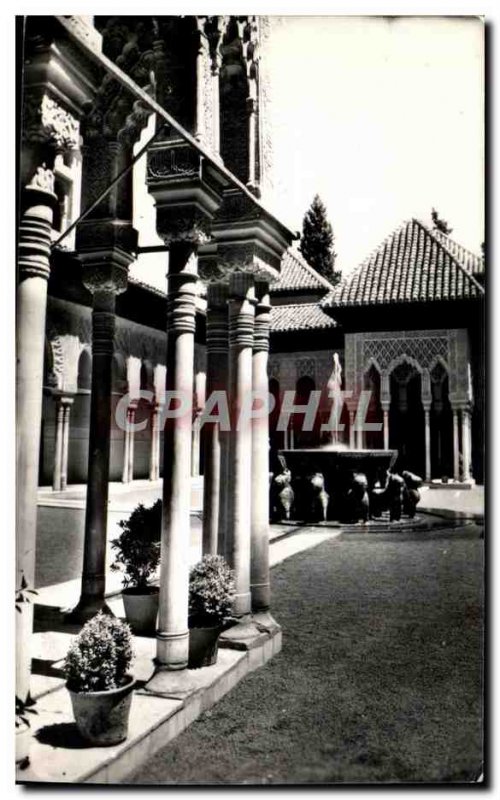 Postcard Old Granada Alhamabra Palin Leunes