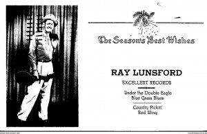 Ray Lunsford Season's Best Wishes 1956