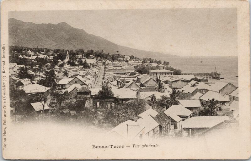 Basse Terre Guadeloupe France UNUSED Postcard E52 