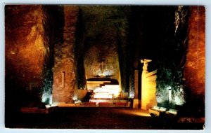 ZIPAQUIRA-COLOMBIA Cathedral of Salt interior Postcard