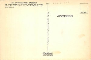 Lake Pontchartrain Causeway , New Orleans  