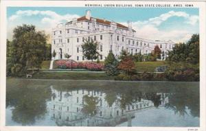 Iowa Ames Memorial Union Building Iowa State College Curteich