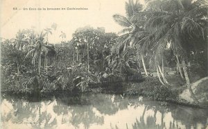 Vietnam French Indonesia River View undivided C-1910 Postcard 22-9903