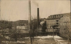 Willimantic Windham Connecticut CT #2 Dam 1909 Used Real Photo Postcard