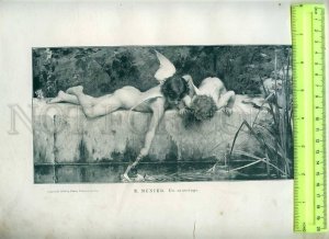 231252 FRANCE SALON 1894 MUNIER cupid SABATTIER pirates POSTER