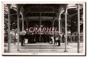 Old Postcard Vichy Source of the & # 39hopital