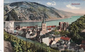 Germany Bacharach Panorama Totalansicht sk3926