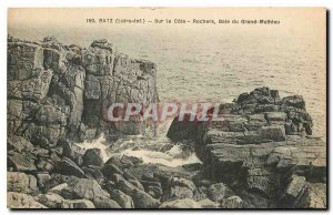 Postcard Old Batz Loire Inf On the Rocks Riviera Bay Grand Mathieu