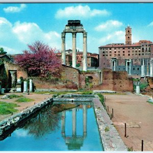 c1970s Rome, Italy Roman Forum Temple Castor Pollux Capitolium Palace 4x6 PC M25