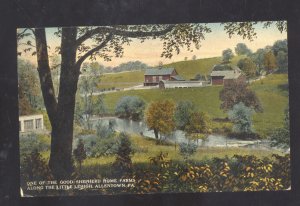 ALLENTOWN PENNSYLVANIA PA. LIHIGH RIVER GOOD SHEPHERD HOME VINTAGE POSTCARD 1917