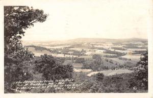 Backbone Mt Maryland Birdseye View Of City Real Photo Antique Postcard K86958