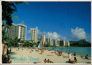 Waikiki Beach Hawaii Postcard PC402