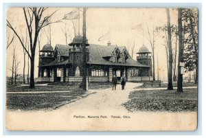 1907 Pavilion, Navarre Park, Toledo Ohio OH Antique Posted Postcard