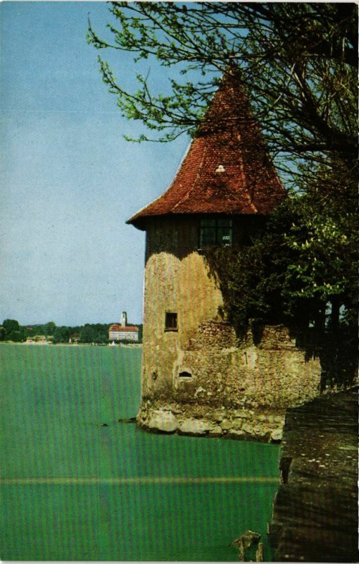 CPA AK Lindau I.B.- Der Pulverturm mit Bad Schachen GERMANY (882208)