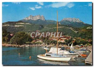 Modern Postcard Lake Annecy Talloires Bay and the Marina Basically the teeth ...