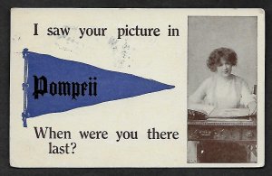 MP Pompeii, Mich.PENNANT Woman Reading, When were you there last ?