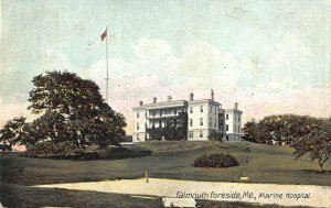 Falmouth Foreside ME Marine Hospital 1907 Postcard