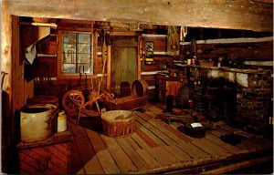 Canada Ontario Doon Pioneer Village Replica Of Kitchen In Home Circa 1820