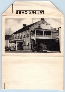 c1940 Perth Ontario Canada Postcard Hotel Imperial Exterior Building Letter Card