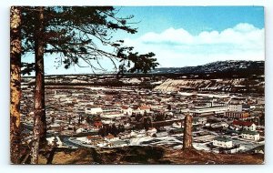 WHITEHORSE, Yukon Canada ~ BIRDSEYE VIEW of CITY c1950s Postcard