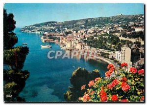 Modern Postcard The French Riviera Villefranche sur Mer General view