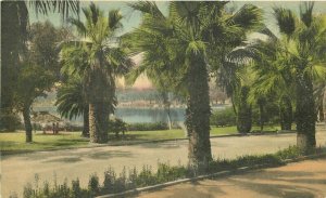 Hand Colored Winter Park Florida Lake Sunny Scenes 1930s Postcard 20-8593