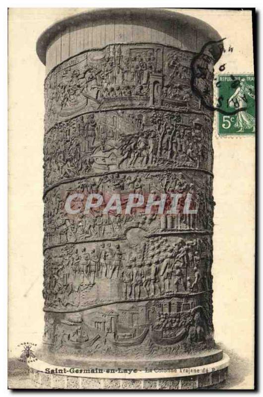 Old Postcard Saint Germain en Laye Trajan's Column